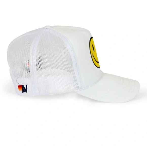 EUC Aviator Nation Smiley Vintage Trucker Hat - Picture 2 of 5